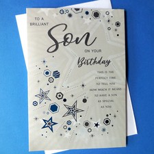 Son birthday card for sale  MANCHESTER