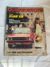 Rivista quattroruote n.1 usato  Segrate