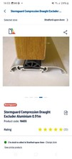 Storm guard draught for sale  STRATFORD-UPON-AVON