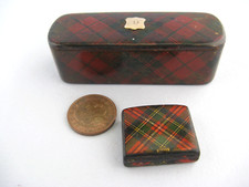 Antique mauchline tartan for sale  UK