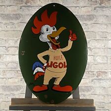 Placa de esmalte IGOL 25,6x17,7" (65x45cm) óleo de motor Huile decoração de colecionador de motor de carro comprar usado  Enviando para Brazil