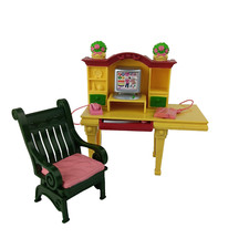 Usado, Cadeira de mesa Fisher Price Loving Family casa de bonecas escritório em casa substituição comprar usado Usado, Cadeira de mesa Fisher Price Loving Family casa de bonecas escritório em casa substituição comprar usado  Enviando para Brazil