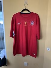 Camisa de futebol REEBOK Liverpool 2005 casa final campeões liga tamanho GG, usado comprar usado  Enviando para Brazil