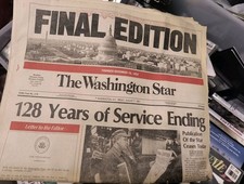 Vintage newspaper washington for sale  Washington