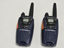 Walkie-talkies azuis sem fio Motorola TalkAbout FR60 par de 2 rádios testados, usado comprar usado Walkie-talkies azuis sem fio Motorola TalkAbout FR60 par de 2 rádios testados, usado comprar usado  Enviando para Brazil