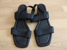 Schwarze klassische sandale gebraucht kaufen  Deutschland