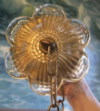 Vintage glass flower d'occasion  Expédié en Belgium