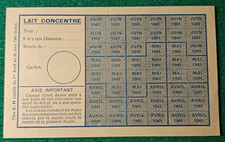 Carte alimentation lait d'occasion  Le Havre-
