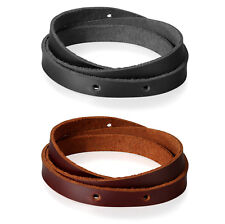 Pulseira masculina retrô punk multicamadas de couro bracelete ajustável comprar usado  Enviando para Brazil