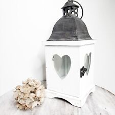 White tin heart for sale  GRANTHAM
