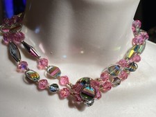 Vintage pink iridescent for sale  New Kensington