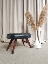 Vintage Połowa wieku Podnóżek z giętego drewna Stołek Retro Duński Scandi Modernistyczny R805, używany na sprzedaż  Wysyłka do Poland