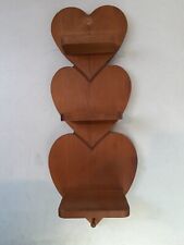 Vintage wooden heart for sale  Shipping to Ireland