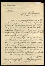 Autografo storia milano usato  Italia
