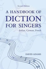 Handbook diction singers for sale  ROSSENDALE