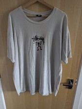 Stussy men white for sale  LEEDS