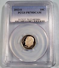 Usado, 2013-S 10c CLAD PCGS PR70DCAM ROOSEVELT DIME PROOF DEEP CAMEO PR 70 DC comprar usado  Enviando para Brazil