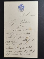 Giosue carducci autografo usato  Roma