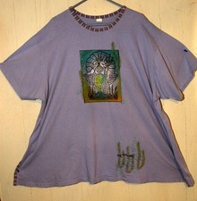 Túnica Swing Clothes Encounters Vintage Pintada à Mão Netuno OS B60 Roxa comprar usado  Enviando para Brazil