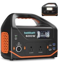 Estação de energia portátil 600W 293Wh gerador silencioso bateria Bailibatt DW601S comprar usado  Enviando para Brazil