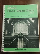 1963 SCHULER'S Piano-Organ Duetos Nº. 2 All Hail Emanuel, In the Garden comprar usado  Enviando para Brazil