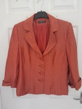 Burnt orange linen for sale  STAMFORD