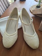 Brautschuhe ivory creme gebraucht kaufen  Arnsberg