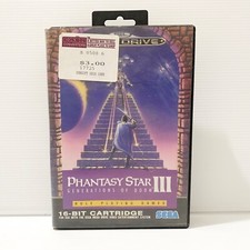 Phantasy Star III 3: Generations Of Doom - Sega Mega Drive - Testado e funcionando comprar usado  Enviando para Brazil