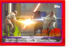 Journey to Star Wars Os Últimos Jedi cartão 107 Qui-Gon/Obi-Wan VS Darth Maul comprar usado  Enviando para Brazil