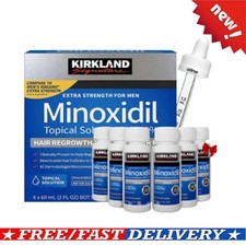 Usado, KirkIand MinoxidiI 5% Extra Strength Men Hair Regrowth Solution 60 ml*6 Bottle comprar usado  Enviando para Brazil