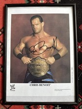 Chris benoit signed for sale  CHESTER