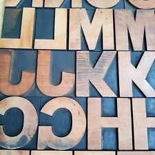 Chunky wooden letterpress for sale  LONDON