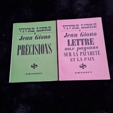Jean giono vivre d'occasion  Niort
