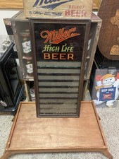 Miller beer sign for sale  Janesville