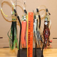 Lote 4 Iscas de Trolling Mono Rigged Big Game 6" Atum Wahoo Big Game 2x Lote Barba #M comprar usado  Enviando para Brazil