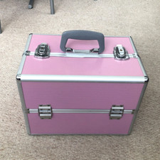 Pink vanity case for sale  HEMEL HEMPSTEAD