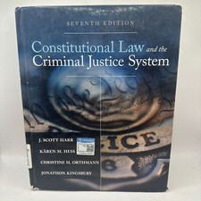 Constitutional Law and the Criminal Justice System Textbook 7th Edition Cengage comprar usado  Enviando para Brazil