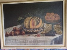 Huile toile ancienne d'occasion  Entraygues-sur-Truyère