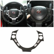 Capa decorativa quadro botão volante fibra de carbono para Nissan GTR R35 08-16 comprar usado  Enviando para Brazil