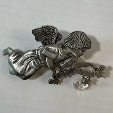 Pewter cherub angel for sale  Tipton