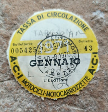 Bollo aci 1971 usato  Perugia
