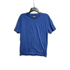 Camiseta masculina Abercrombie Fitch azul logotipo grande algodão comprar usado  Enviando para Brazil