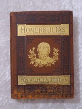 Antique Book Homer's Iliad By Wilhelm Jordan - Vintage 1881 - Frankfurt / M. comprar usado  Enviando para Brazil