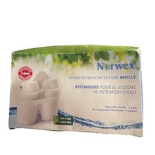 Usado, Sistema de filtragem de água NORWEX recargas pacote com 2 refis de filtro de água BPA   comprar usado  Enviando para Brazil