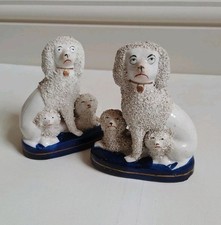 Antique pair staffordshire for sale  LYDNEY