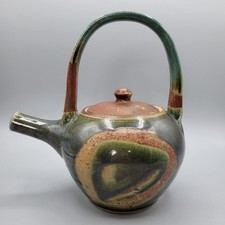 Handmade ceramic teapot for sale  Salem