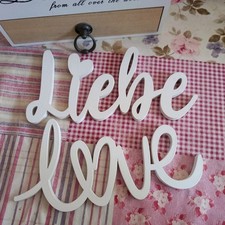 Hochzeit deko schriftzug gebraucht kaufen  Kümmersbruck