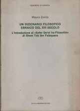 Dizionario filosofico ebraico usato  Cambiago