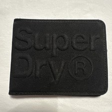 Superdry black canvas for sale  READING