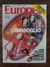 Settimanale europeo 1987 usato  Cagliari